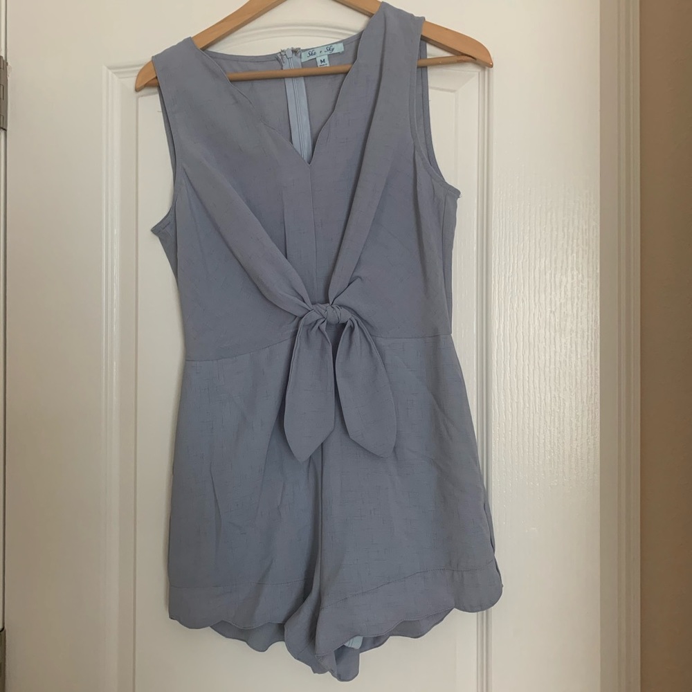 Blue Romper